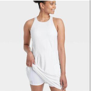 White All in Motion Tennis and Workout Dress